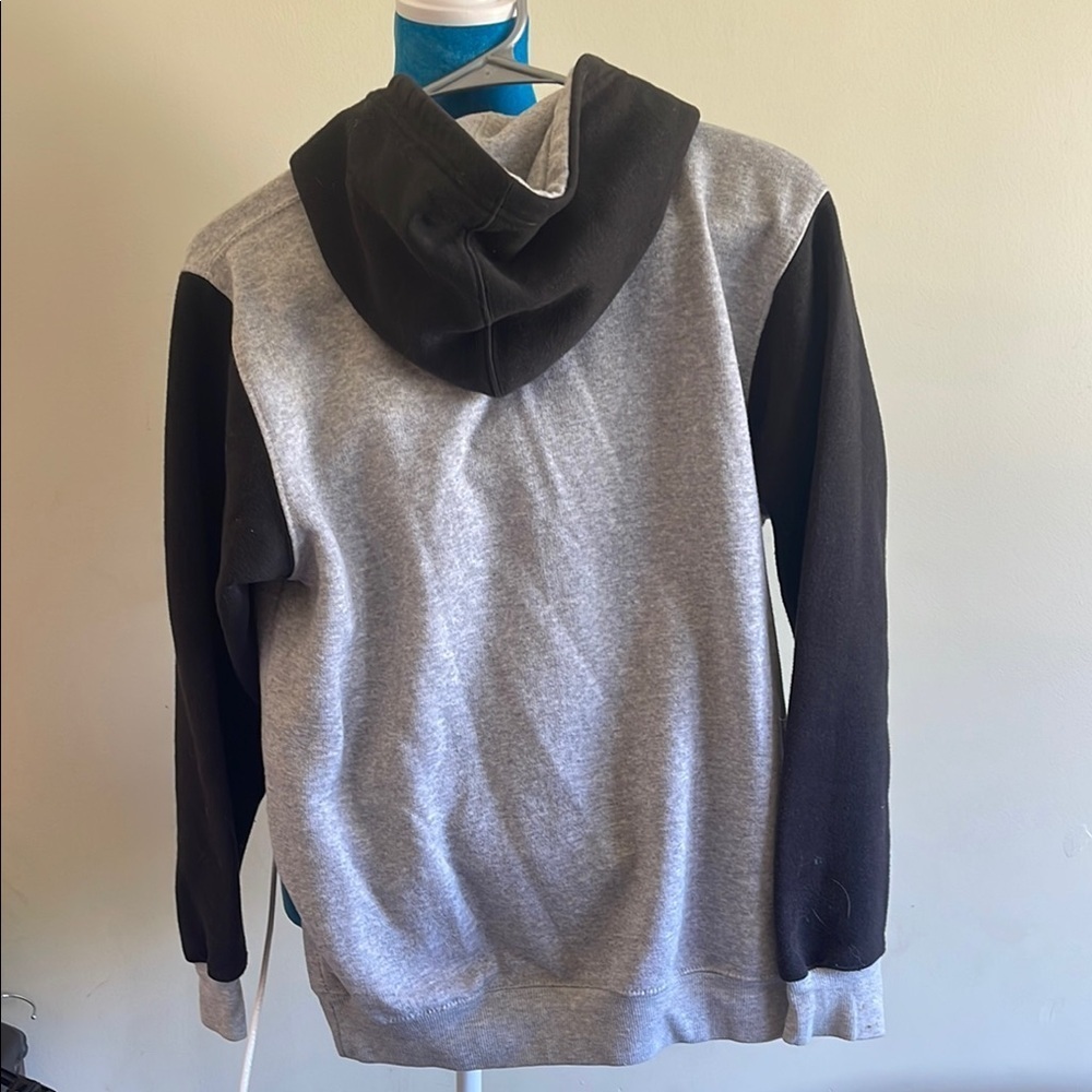 Gray and Black Men's Hoodie - Picture 3 of 3